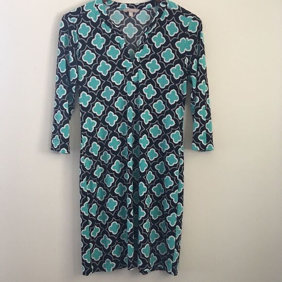 Banana Republic patterned dress | Size Small - Picture 2 of 6